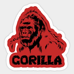 Calm gorilla Sticker